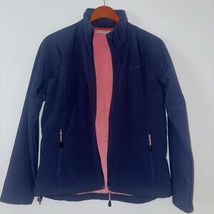 Craghoppers Blue Jacket with Pink Fur Lining
